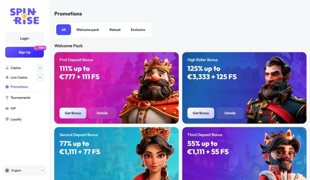 Spinrise Casino Canada